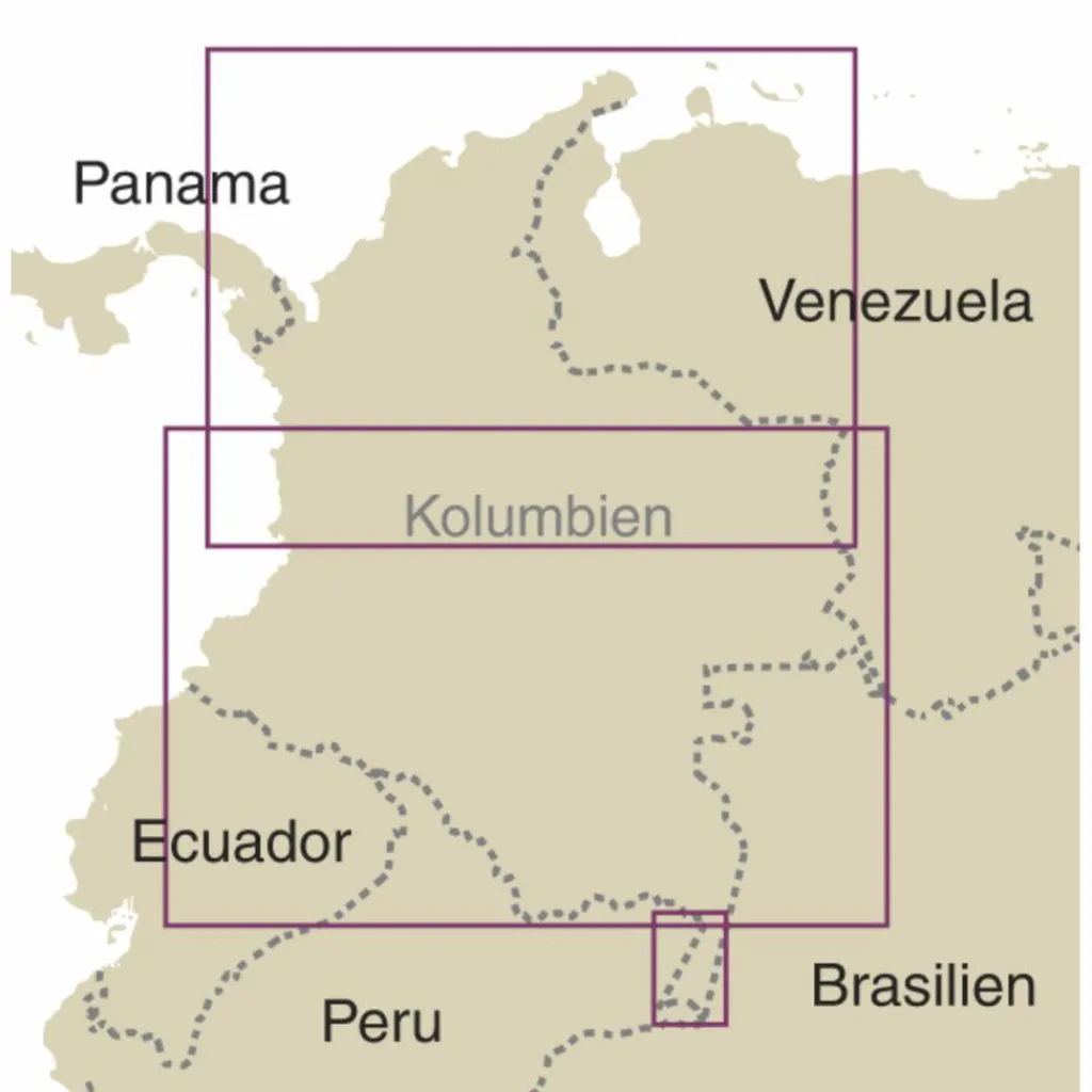 RKH WMP KOLUMBIEN 1:1.400.000 - Straßenkarte^ Straßenkarten|Straßenkarten