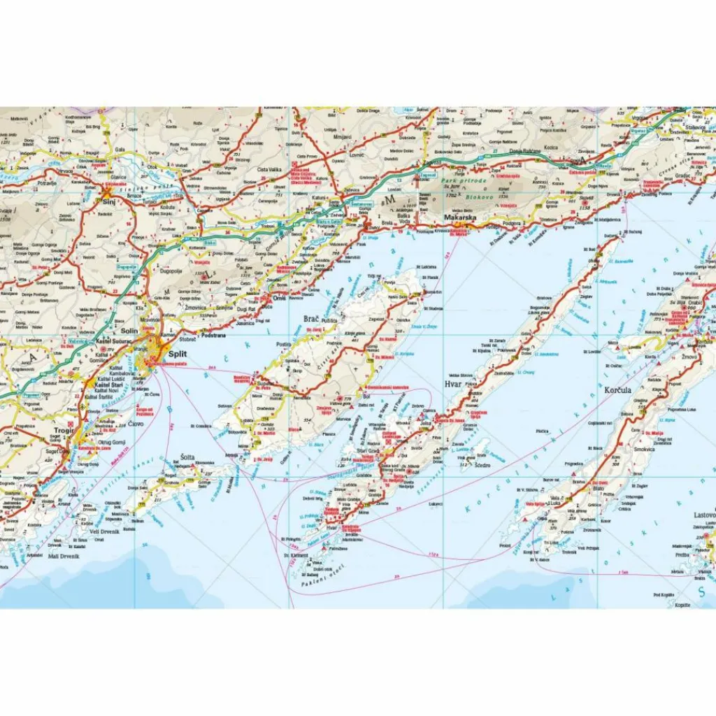 Straßenkarten|Straßenkarten*RKH WMP KROATIEN 1 : 300.000 / 700.000 - Straßenkarte