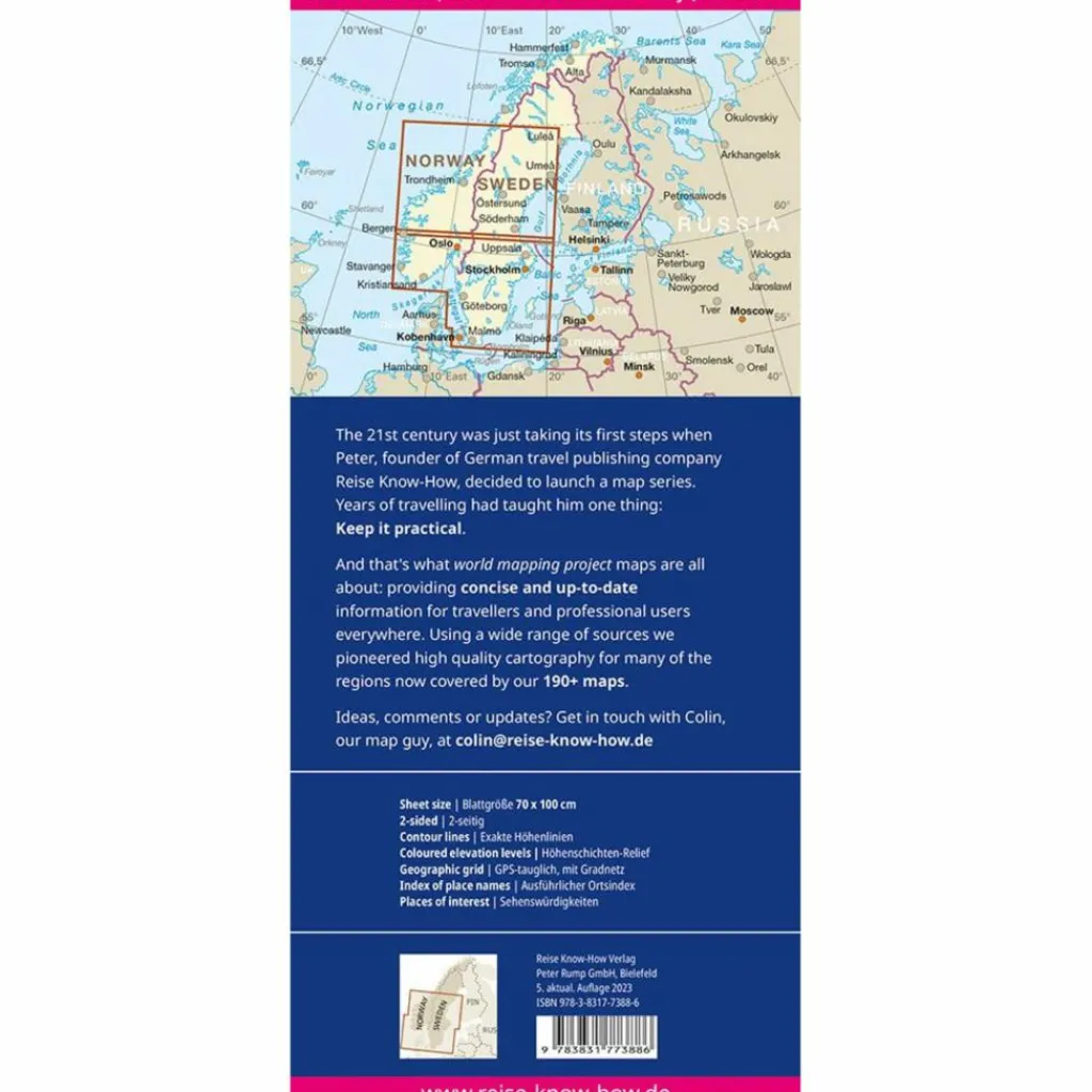 Straßenkarten|Straßenkarten*RKH WMP SÜDSCHWEDEN, SÜDNORWEGEN - Straßenkarte