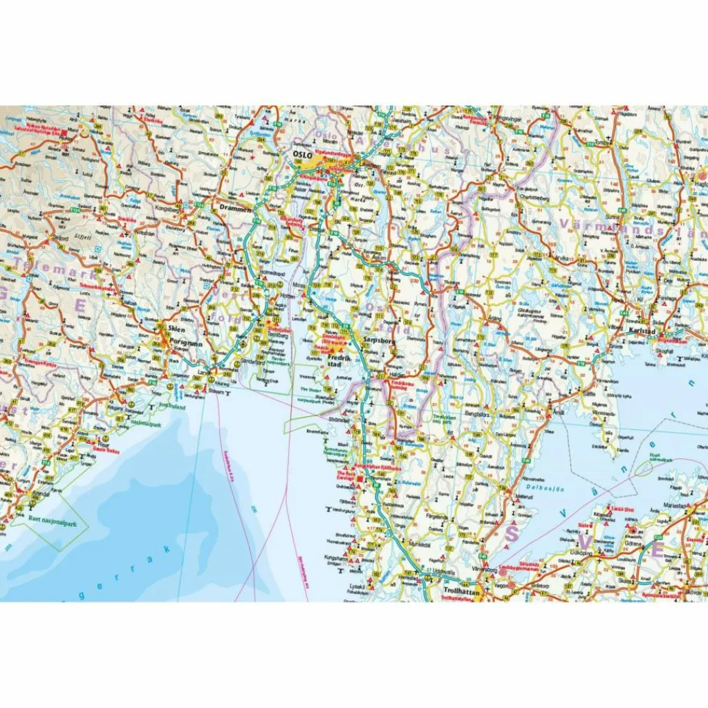 Straßenkarten|Straßenkarten*RKH WMP SÜDSCHWEDEN, SÜDNORWEGEN - Straßenkarte