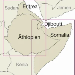 Straßenkarten|Straßenkarten*RKH WMP ÄTHIOPIEN, SOMALIA 1:1.800.000 - Straßenkarte