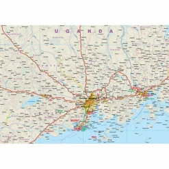 Straßenkarten|Straßenkarten*RKH WMP UGANDA 1:600.000 - Straßenkarte
