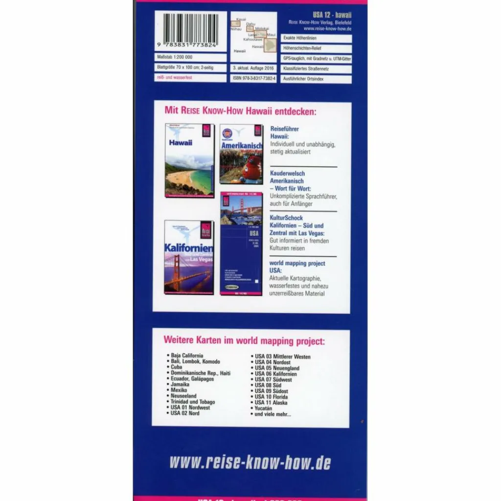 Straßenkarten|Straßenkarten*RKH WMP USA 12, HAWAII 1:200.000 - Straßenkarte