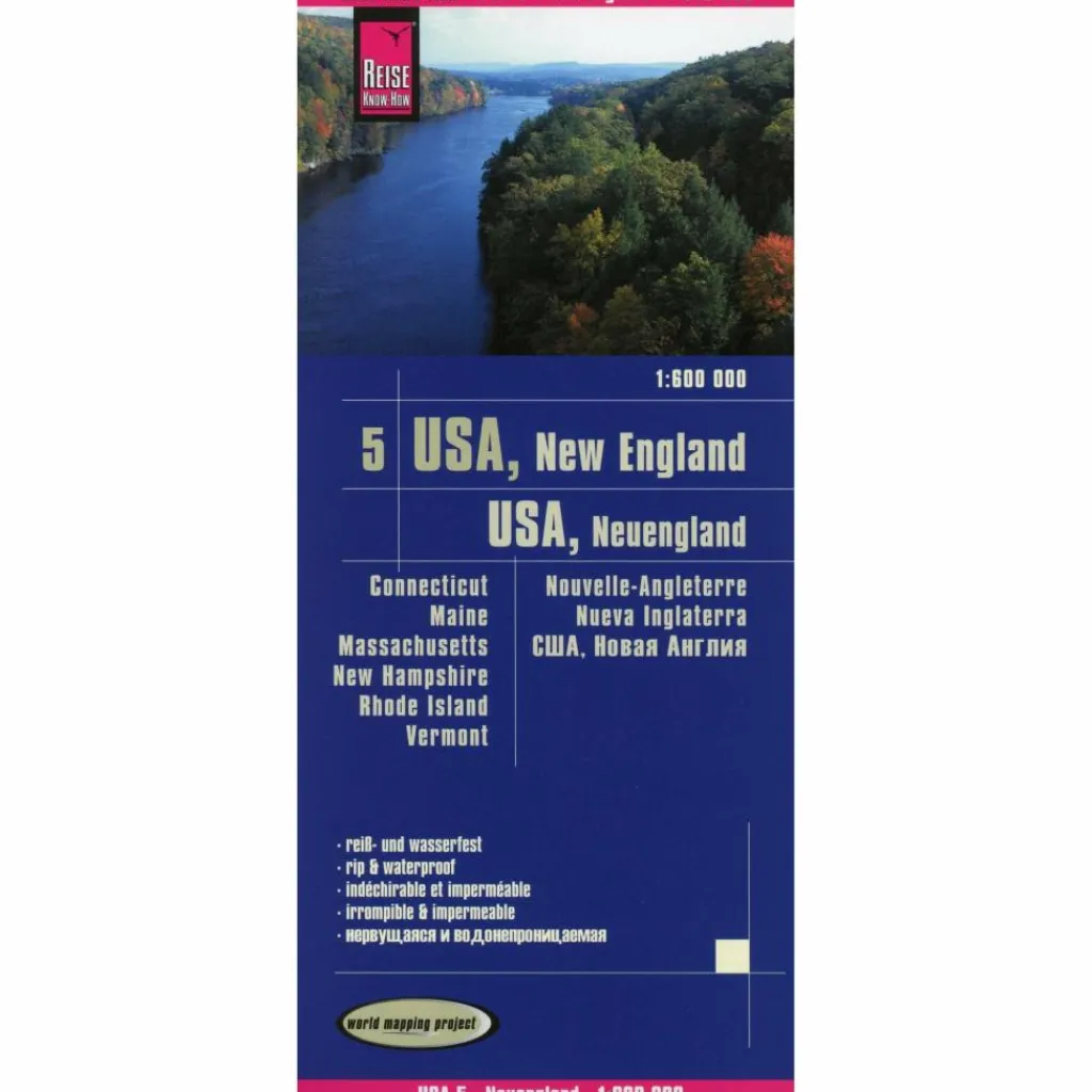 RKH WMP USA 05 NEUENGLAND 1:600.000 - Straßenkarte^ Straßenkarten|Straßenkarten