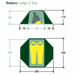 Robens LODGE 2 EXP - Kuppelzelt^ 2-Personen-Zelte|3-Jahreszeiten-Zelte