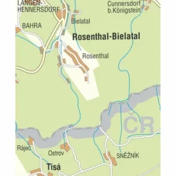 ROSENTHAL-BIELATAL UND UMGEBUNG - Wanderkarte^ Wanderkarten Und Winterkarten|Wanderkarten Und Winterkarten