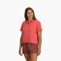 Damen Royal Robbins Hemden*W DESERT PUCKER S/S Damen - Outdoor Bluse