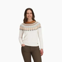 Royal Robbins WESTLANDS FAIRISLE CREW Damen - Strickpullover^Damen Pullover Und Fleecepullover