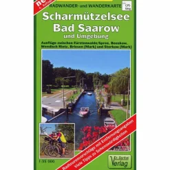 Fahrradkarten|Wanderkarten Und Winterkarten*SCHARMÜTZELSEE, BAD SAAROW UND UMGEBUNG - Wanderkarte