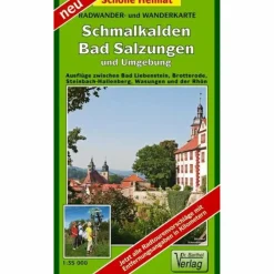 SCHMALKALDEN, BAD SALZUNGEN UND UMGEBUNG - Wanderkarte^ Fahrradkarten|Wanderkarten Und Winterkarten