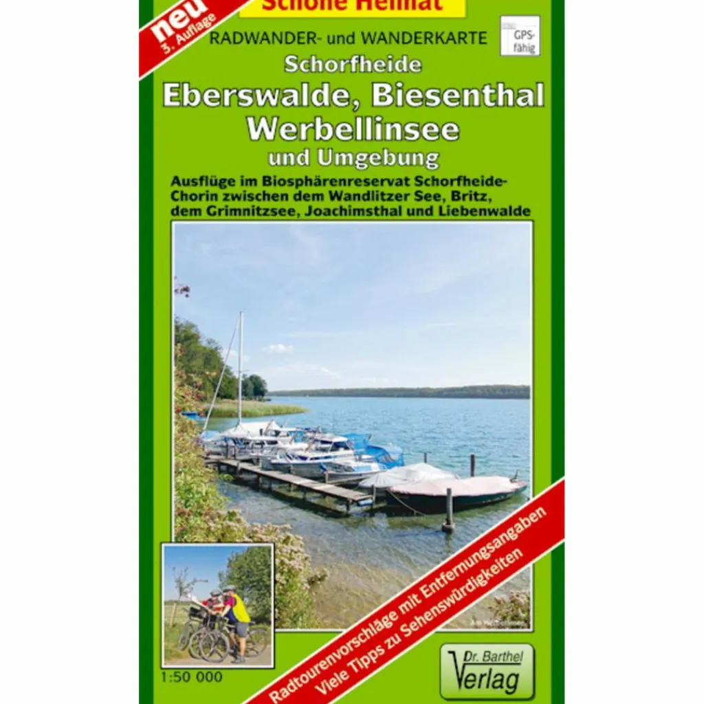 Fahrradkarten|Fahrradkarten*SCHORFHEIDE, BIESENTHAL, JOACHIMSTHAL - Fahrradkarte