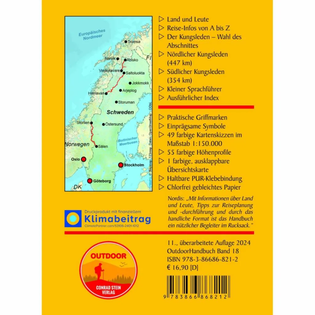 SCHWEDEN: KUNGSLEDEN - Wanderführer^ Wanderführer