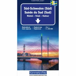 SÜD-SCHWEDEN (SÜD) NR. 01 REGIONALKARTE SCHWEDEN 1:250 000 - Straßenkarte^ Straßenkarten|Straßenkarten