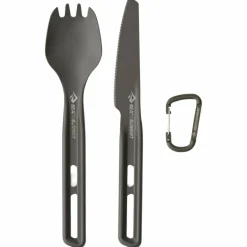 Sea to Summit FRONTIER UL CUTLERY SET - [2 PIECE] SPORK & KNIFE - Campingbesteck^ Campingtöpfe Und Campinggeschirr