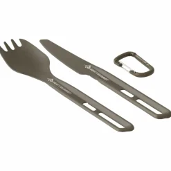 Sea to Summit FRONTIER UL CUTLERY SET - [2 PIECE] SPORK & KNIFE - Campingbesteck^ Campingtöpfe Und Campinggeschirr