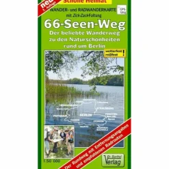 66-SEEN-WEG UM BERLIN, ZICK-ZACK-KARTE - Wanderkarte^ Fahrradkarten|Wanderkarten Und Winterkarten