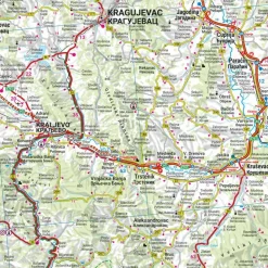 Straßenkarten|Straßenkarten*SERBIEN - MONTENEGRO - KOSOVO - NORDMAZEDONIEN, STRAßENKARTE - Straßenkarte