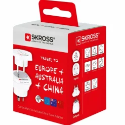 SKROSS Ladegeräte Und Reisestecker*COMBO WORLD EU + AUS - Reisestecker
