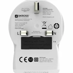 SKROSS Ladegeräte Und Reisestecker*EUROPE TO UK USB - Reisestecker
