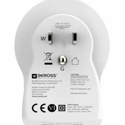 SKROSS EUROPE TO US USB - Reisestecker^ Ladegeräte Und Reisestecker