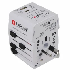 SKROSS WORLD USB CHARGER AC65PD WITH USB-C CABLE - Reisestecker^ Ladegeräte Und Reisestecker