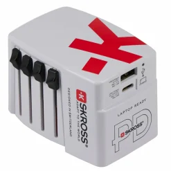 SKROSS WORLD USB CHARGER AC65PD WITH USB-C CABLE - Reisestecker^ Ladegeräte Und Reisestecker