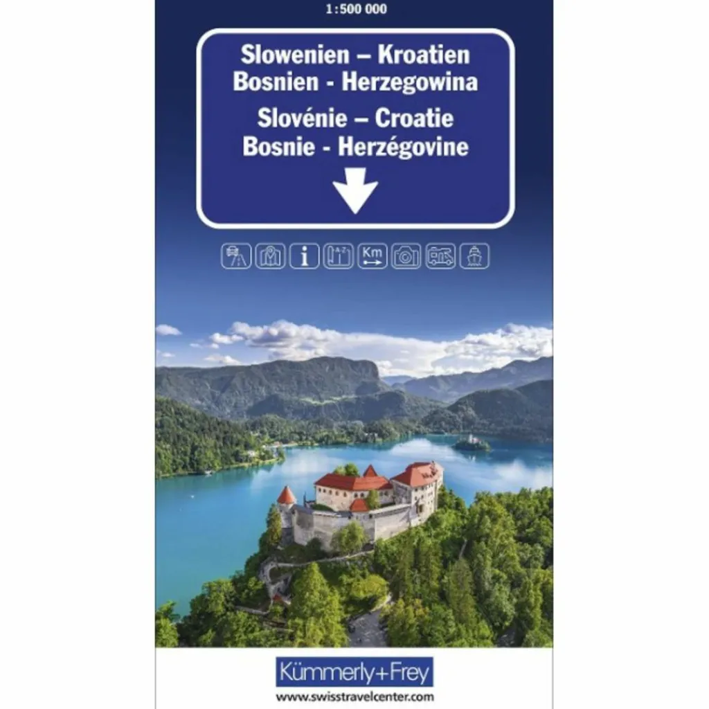 SLOWENIEN - KROATIEN - BOSNIEN-HERZEGOWINA STRASSENKARTE^ Straßenkarten|Straßenkarten