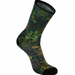 Damen Smartwool Socken|Socken*BIKE ZERO CUSHION ALOHA FOREST PRINT CRE Unisex - Fahrradsocken