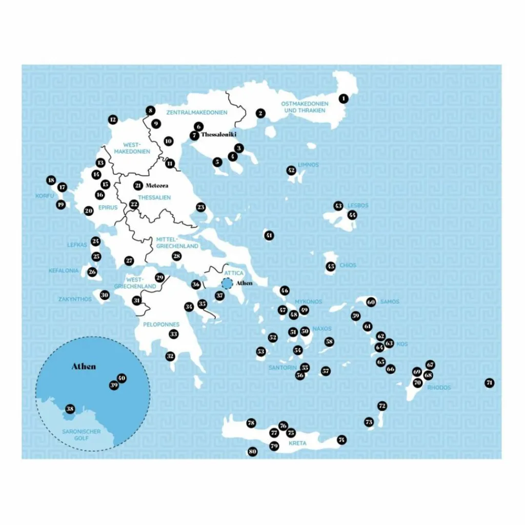Reiseführer Südosteuropa*SOUL PLACES GRIECHENLAND - DIE SEELE GRIECHENLANDS SPÜREN - Reiseführer
