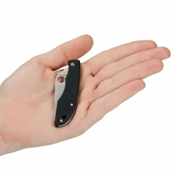 Spyderco GRASSHOPPER G10 BLACK PLAINEDGE - Klappmesser^ Schlüsselanhänger|Klappmesser