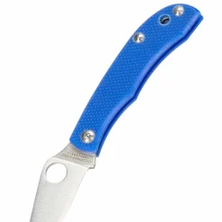 Spyderco HONEYBEE G10 BLUE PLAINEDGE - Klappmesser^ Schlüsselanhänger|Klappmesser