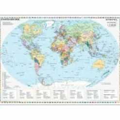 STAATEN DER ERDE, POLITISCH 1 : 40 000 000 - Weltkarte^ Wandkarten Und Poster