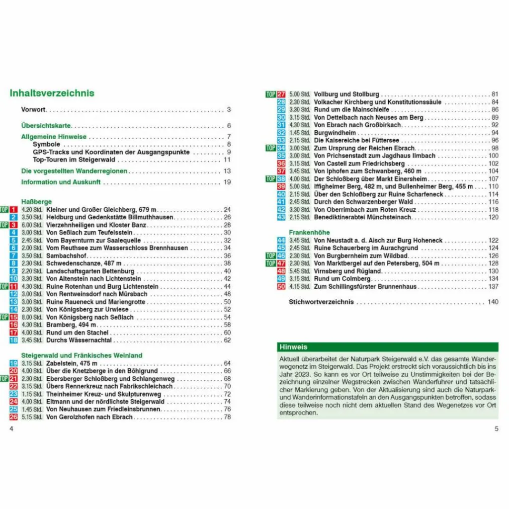 Wanderführer*STEIGERWALD - Wanderführer