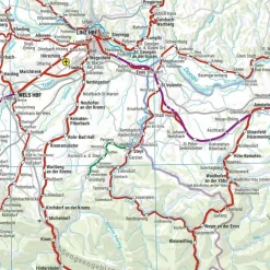 Straßenkarten|Straßenkarten*ÖSTERREICH, RAIL TRAVEL MAP 1:500.000, FREYTAG & BERNDT - Karte