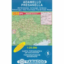 TABACCO 052 ADAMELLO-PRESANELLA - Wanderkarte^ Wanderkarten Und Winterkarten|Wanderkarten Und Winterkarten