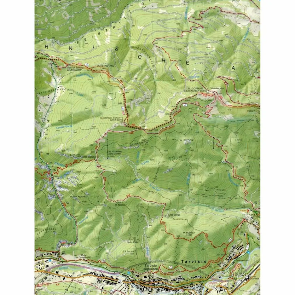 Winterkarten|Wanderkarten Und Winterkarten*TABACCO #19 ALPI GIULIE OCCIDENTALI - Wanderkarte