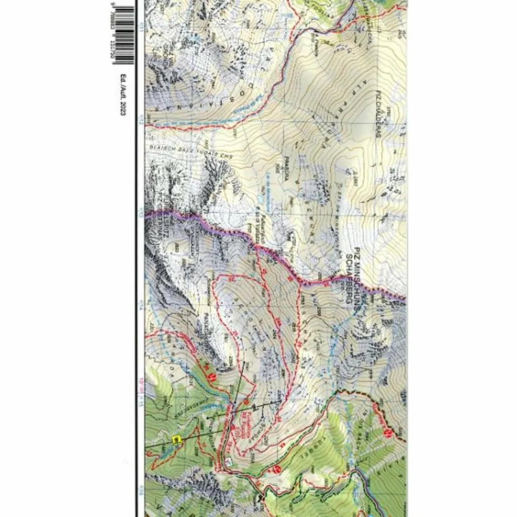 Wanderkarten Und Winterkarten|Wanderkarten Und Winterkarten*TABACCO WANDERN VINSCHGAU SESVENNA 1:25000