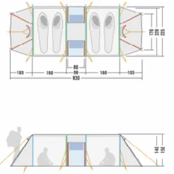 Tatonka ALASKA FAMILY DLX - Tunnelzelt^ 4-Personen-Zelte|Familienzelte