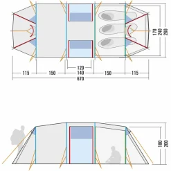 Tatonka FAMILY TREK II - Familienzelt^ 3-Personen-Zelte|3-Jahreszeiten-Zelte