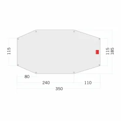 Tatonka FLOOR SHEET PE ARCTIS 3 - Zeltplane^ Zeltzubehör