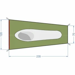 Tatonka SINGLE MESH TENT - Einpersonenzelt^ Sommerzelte|Tunnelzelte