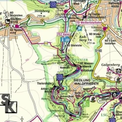 Fahrradkarten|Wanderkarten Und Winterkarten*THARANDER WALD - Wanderkarte