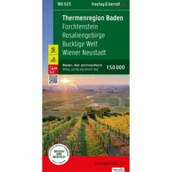 Wanderkarten Und Winterkarten|Wanderkarten Und Winterkarten*THERMENREGION BADEN, WANDER-, RAD- UND FREIZEITKARTE - Wanderkarte