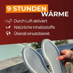 Damen Thermopad Handwärmer Und Taschenöfen|Schuhzubehör*SOHLENWÄRMER 1 PAAR - Beheizbare Einlegesohlen