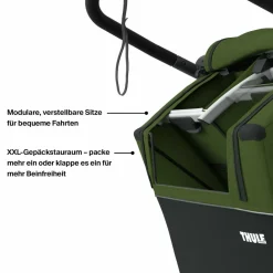 Thule CHARIOT CAB - Fahrradanhänger^Kinder Kinder Fahrradanhänger