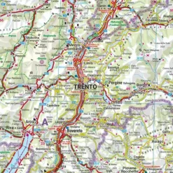 TIROL - DOLOMITEN - GARDASEE - PANORAMA, STRAßENKARTE - Straßenkarte^ Straßenkarten|Straßenkarten