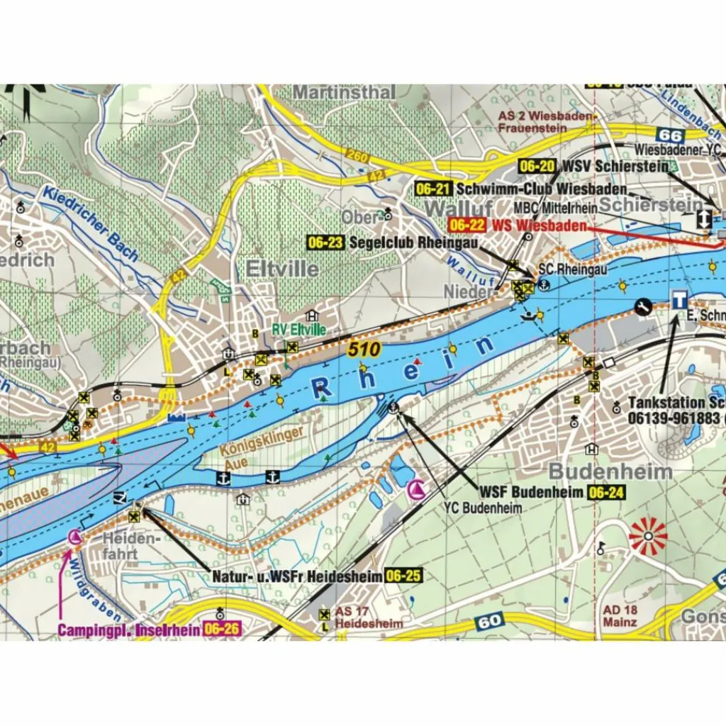 Fahrradkarten|Gewässerkarten*TOURENATLAS TA3 WASSERWANDERN 03 RHEIN-MOSEL - Wasserkarte