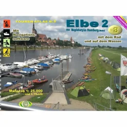 TOURENATLAS TA8 WASSERWANDERN 08 MAGDEBURG-HAMBURG - Reiseführer^ Reiseführer Deutschland