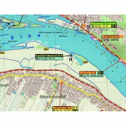 TOURENATLAS TA8 WASSERWANDERN 08 MAGDEBURG-HAMBURG - Reiseführer^ Reiseführer Deutschland