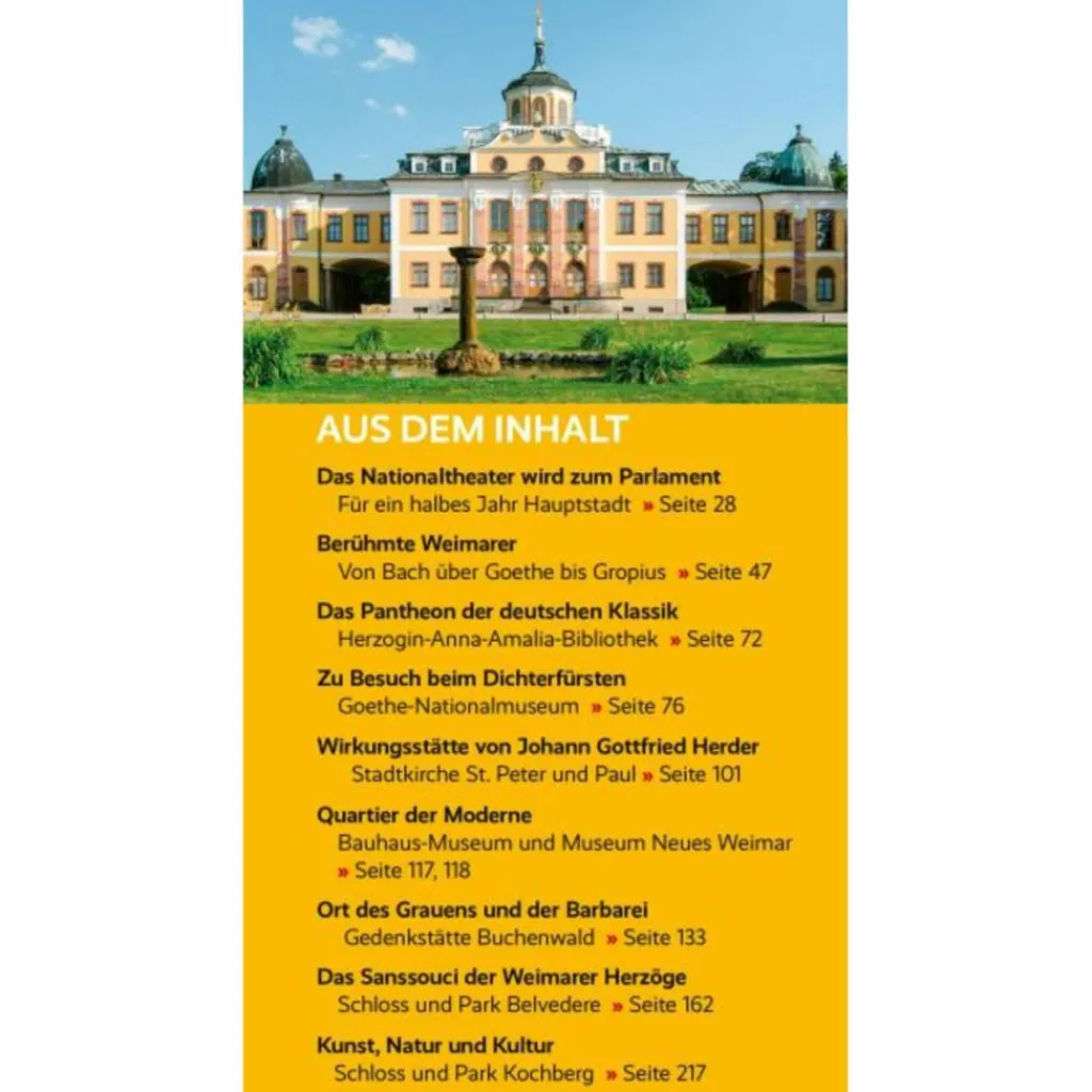 TRESCHER REISEFÜHRER WEIMAR^ Reiseführer Deutschland